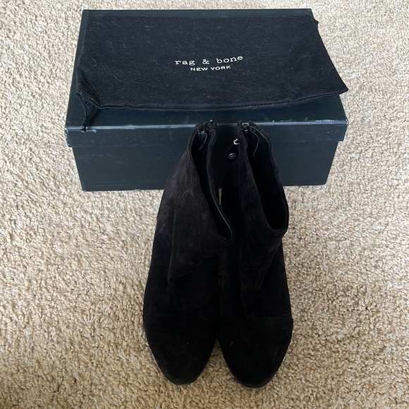 Rag & Bone Newbury Suede Ankle Booties - Picture 10 of 10